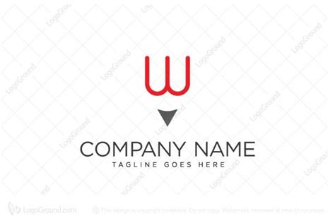 Letter W Pencil Logo | Written logo, Minimal logo design, Graphic design branding