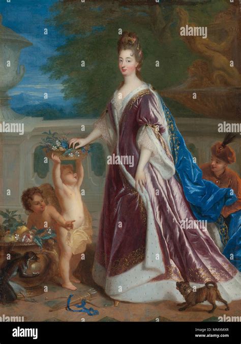 Français Portrait de Elisabeth Charlotte de Bavière la princesse