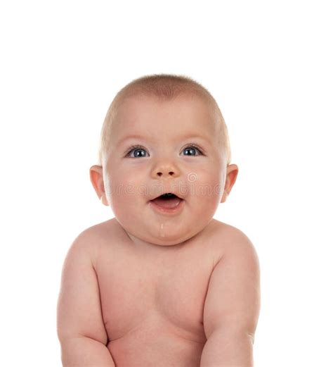 Portrait of a Adorable Baby Five Month Old Stock Image - Image of male, care: 150296593