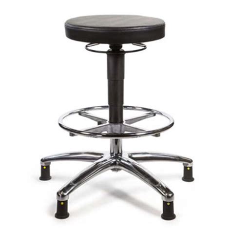 Tech Plus Range Low Model ESD Cleanroom Chair With Castors Black Seat