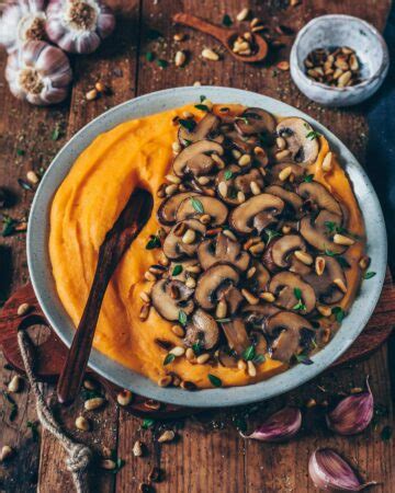 Creamy Vegan Polenta With Mushrooms And Spinach Bianca Zapatka Recipes