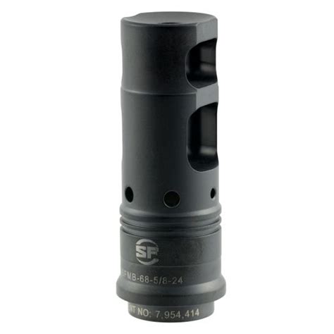 Surefire Laser Product Socom 58 24 Muzzle Brake 277 Diamond Like Carbon Coated Sfmb 68 58