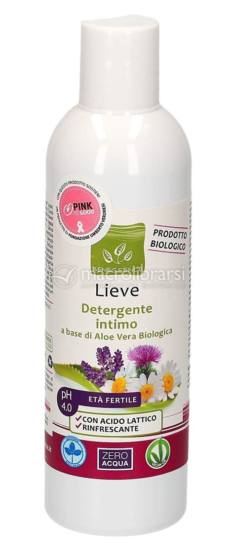 Lieve Detergente Intimo Ph A Base Di Aloe Vera Biologica Benessence