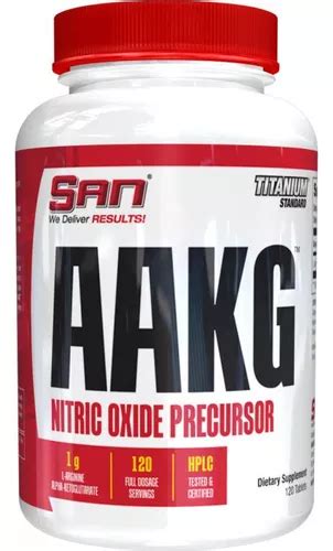 Aakg L Arginina Alfa Cetoglutarato 1 G 120 Comprimidos San Nutrition