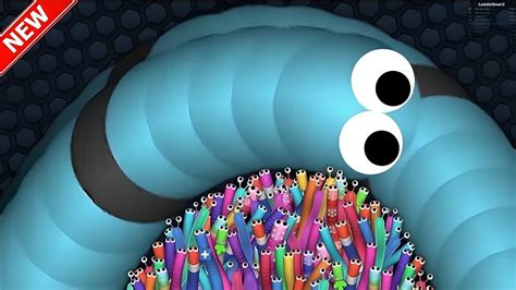 SLITHER IO REVERED WOW BIG Worms Slither Snake Io Top One In Lobby