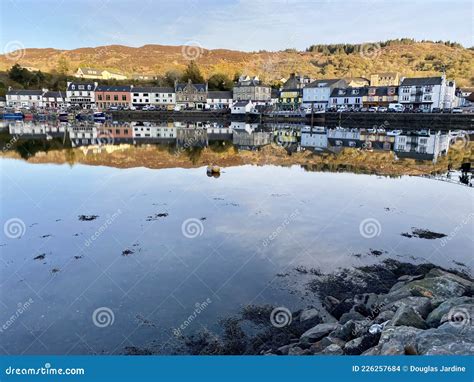 Houses By Loch Linnhe In Corran, A Village Situated On The Corran Narrows Of Loch Linnhe, In The ...