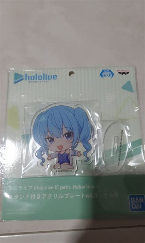 Hololive IF Petit Relax Time Suisei Acrylic Stand Hobbies Toys