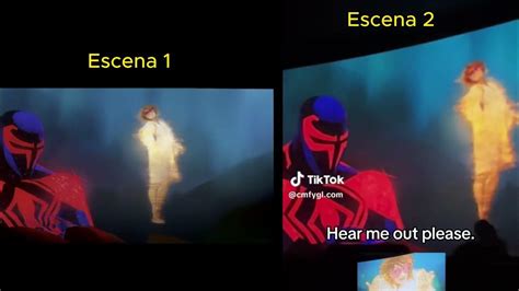 Spider Man Across The Spider Verse Comparación De Escenas Alternativas De Lyla Youtube