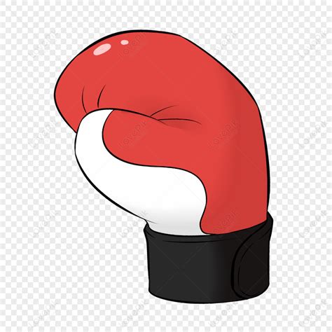 cute cartoon red boxing gloveshand drawcartoon stylehand painted