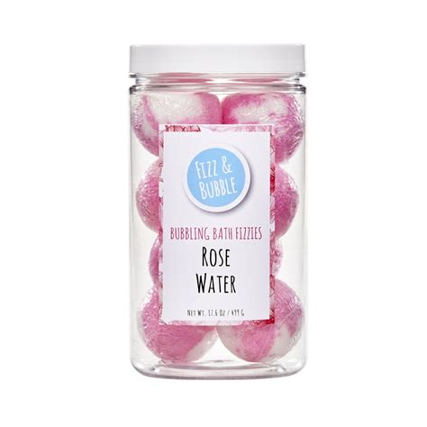 Fizz And Bubble Fizz And Bubble Rose Water Bubbling Bath Bomb Fizzies