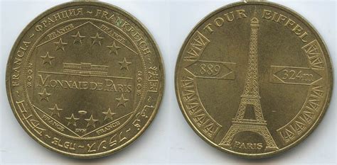 Frankreich Medaille Souvenir Token 2008 G13799 Paris Eiffelturm Tour