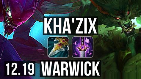 Kha Zix Vs Warwick Jng M Mastery Legendary Games