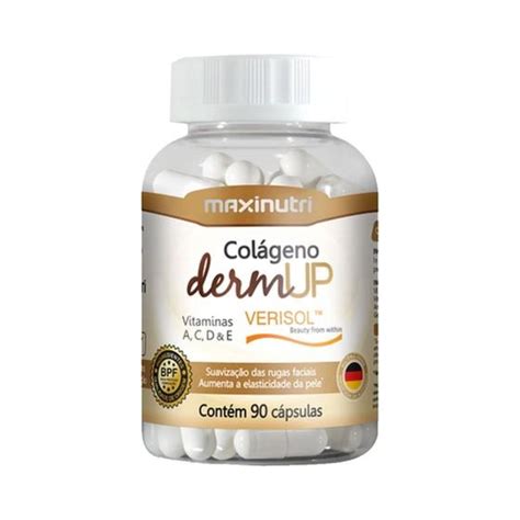 DermUp Colageno Verisol E Vitaminas A C D E E 90 Capsulas Maxinutri