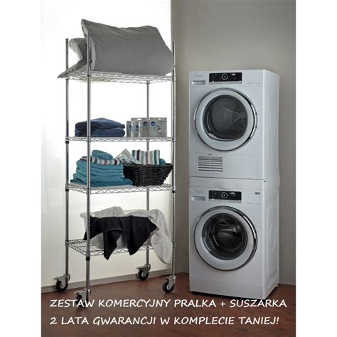 ZESTAW PRALKA I SUSZARKA WHIRLPOOL 9KG KOMERCYJNY 7333103089