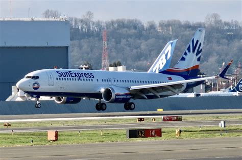 Boeing 737 8 MAX SunExpress N4022T TC SME MSN 63607 8155 BOE