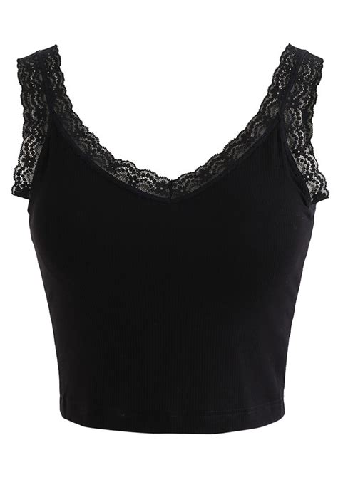 Lace Crop Top Loves To Be Styled Simply Or Layered Luxuriously