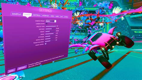 Best Rocket League Sweaty Camera Setting Tutorial Youtube