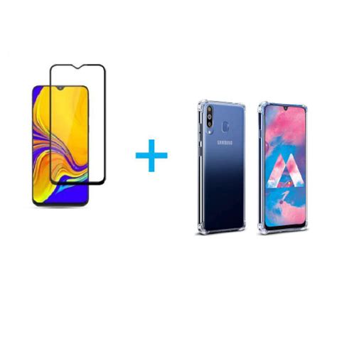 Kit Capa Anti Impacto Samsung Galaxy A30 Película Vidro 3d Submarino