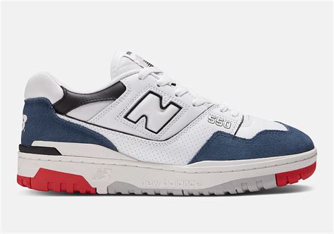 New Balance 550 White Navy Red BB550NCN Release Date | SBD