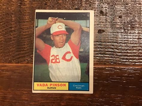 1961 Topps 110 Vada Pinson For Sale Online EBay