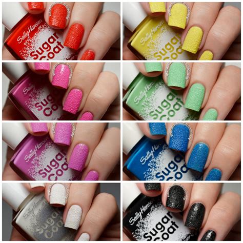 The Manicured Amateur Sally Hansen Sugar Coat Texture Collection