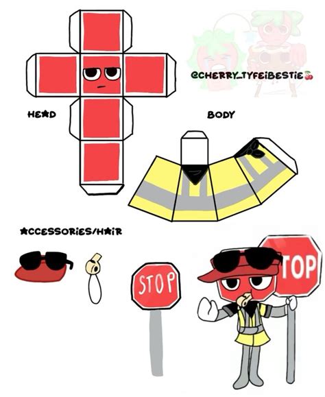 Traffy Papercraft Dandys World Oc Paper Doll Template Easy Paper