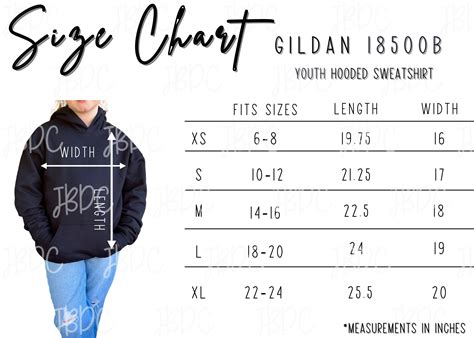 Gildan 18500b Size And Color Chart G185b Youth Hooded Sweatshirt Color Guide Gildan Hoodie