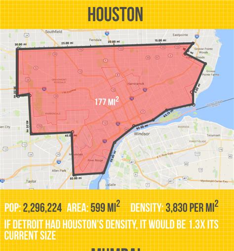 New maps compare Detroit’s population density to cities around the ...