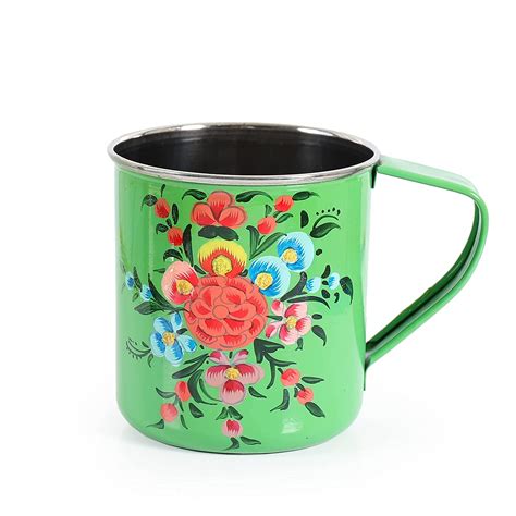 Buy Ravaiyaa Attitude Is Everything Hand Oil Painted Floral Design