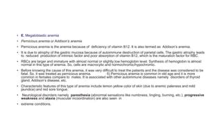 Anemia Types Clinical Significance Pptx