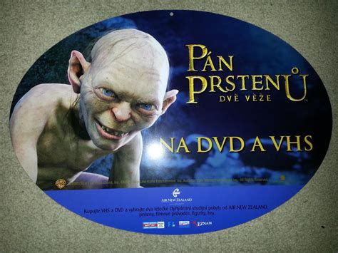 PlakÁt Pán Prstenů Gollum MilÁÁÁŠek Oválny Tvar Obojstranný 42x30cm