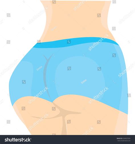 Sexy Woman Ass Vector Illustration Stock Vector Royalty Free 204927076 Shutterstock