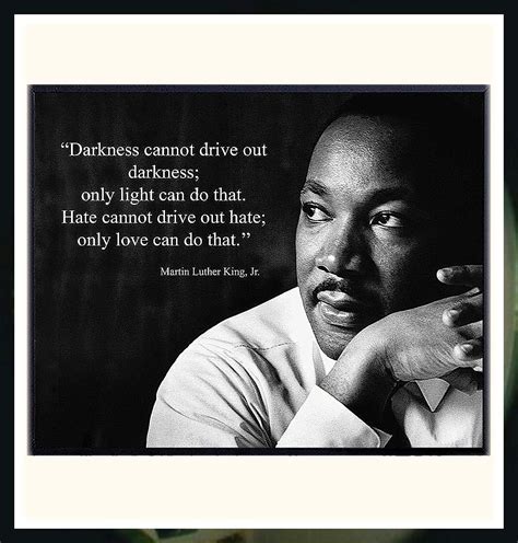 Martin Luther Darkness Quote Art Mlk Quotes, King Quotes, Wall Art ...