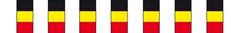 Papieren Slinger Belgie Meter Belgische Vlag Supporter