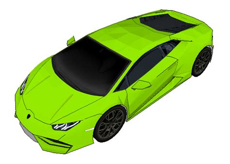 Lamborghini Huracan Papercraft