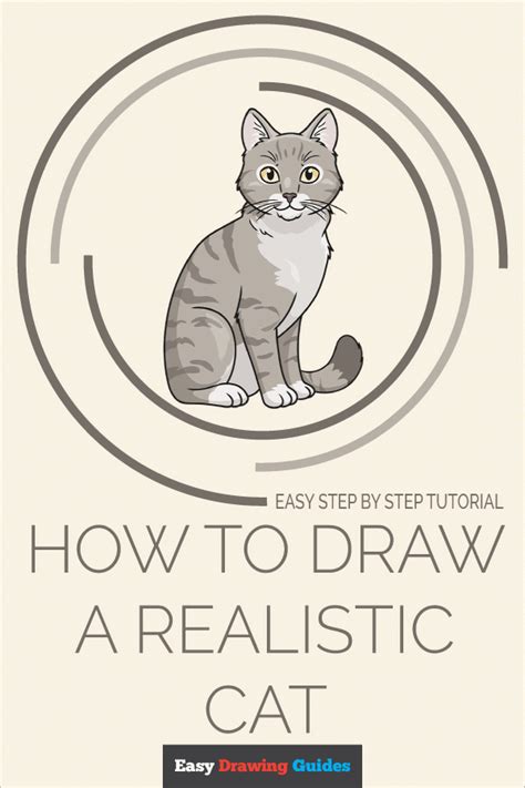 How To Draw A Realistic Cat Really Easy Drawing Tutorial