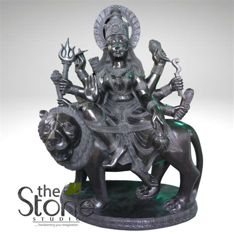 Buy Divine Maa Durga Statue 3.5' - The Stone Studio