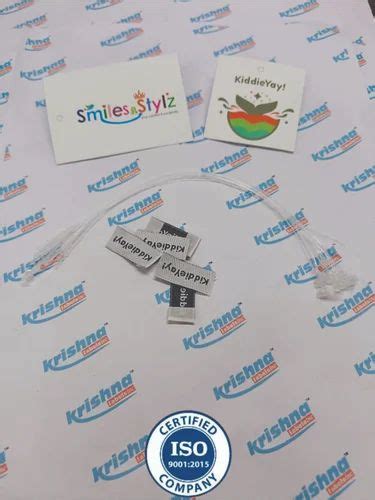 Multicolor Paper Custom Clothing Tag And Labels Online Ahmedabad At Rs