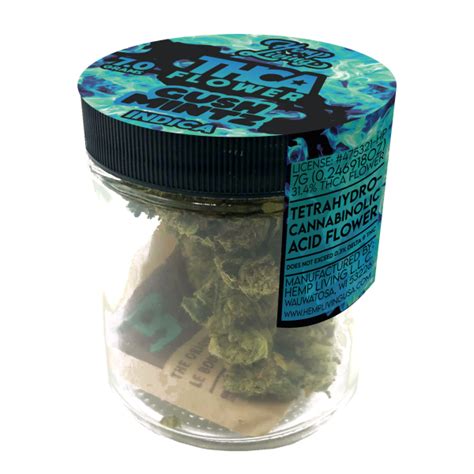 Thca Flower 1 4 Oz Gush Mintz 7g Jar Hemp Living Usa