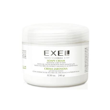 BioCosmética Exel Crema Jabonosa con TeaTree Oil 240 gr