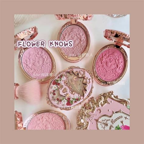 Flower Knows Strawberry Rococo Series Embossed Blush Lazada Ph