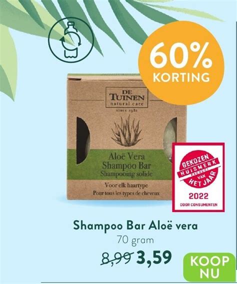 Shampoo Bar Aloe Vera Aanbieding Bij Holland And Barrett