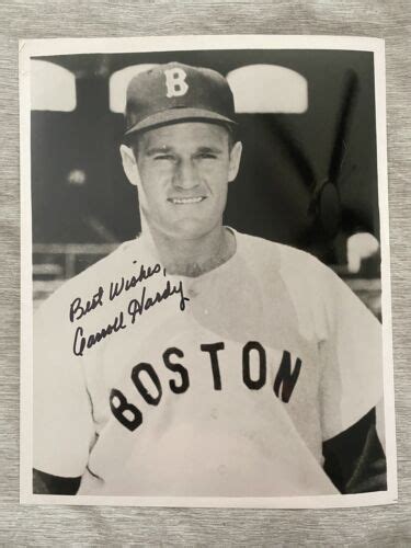 Carroll Hardy Boston Red Sox Signedauto 8x10 Photo Ebay