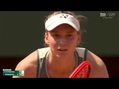 Elena Rybakina Is Just Too Good Defeats Elina Svitolina In