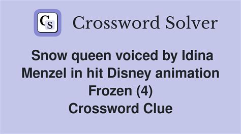 Snow Queen Voiced By Idina Menzel In Hit Disney Animation Frozen 4