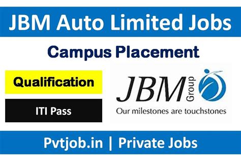 Jbm Auto Limited Recruitment Latest Job Opportunity Campus