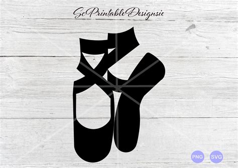 Ballet Shoes Silhouette Svg Ballet Shoes Svg Ballet Shoes Etsy