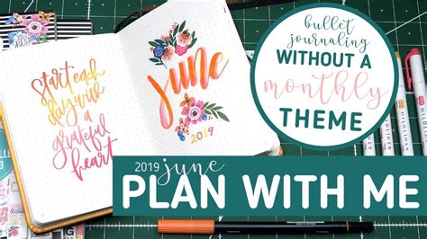 Plan With Me June Bullet Journal Set Up When You Feel Too Busy