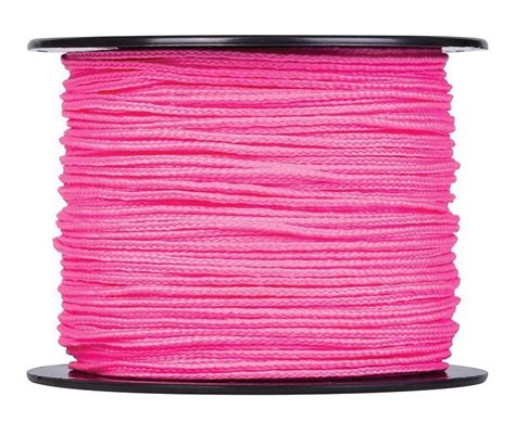 BOBINE DE TRESSE POLYPRO ROSE FLUO LONGUEUR 100 M DIAMÈTRE 1 5 MM