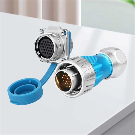 Oswell Waterproof Pin Male And Female Metal Shielded Connector For